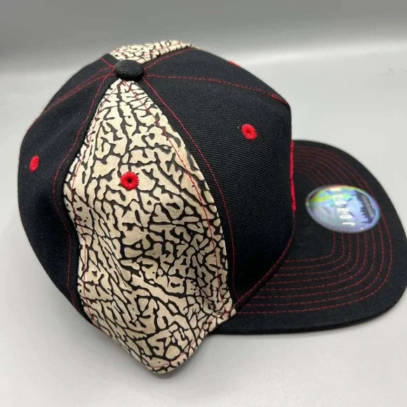 Air‎ Jordan Hat Men Black Cement Elephant Embroidered Jumpman Snap Back Cap